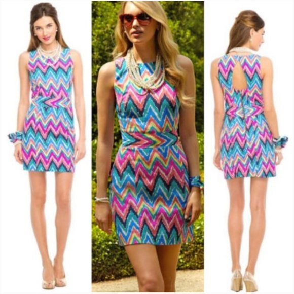 Lilly Pulitzer Hearts A Flutter Dress 2 - Picture 1 of 5